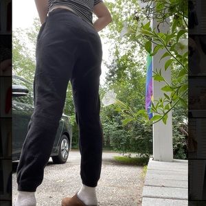 Thick Black fleece REI pants with pockets